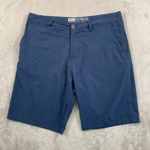 BKE Buckle Hybrid Shorts Men 38x9.5 (Tag 36) Blue Performance 21L Beach NWOT‎